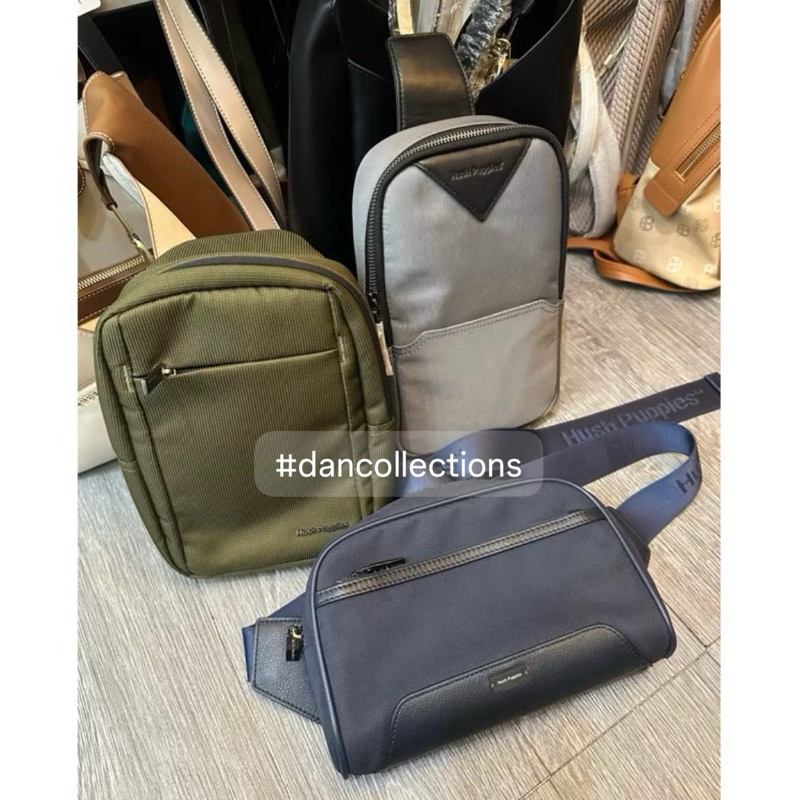 RST READY,TAS CHEST BAG PRIA ORIGINAL HUSH PUPPIES,NEW ARRIVAL