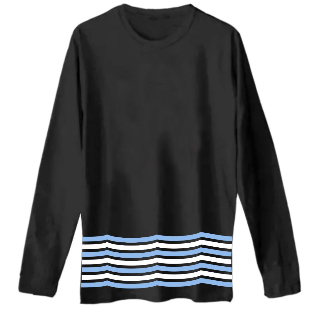 UI8 Kaos Tshirt Wanita Lengan Panjang DTF Katun Nyaman