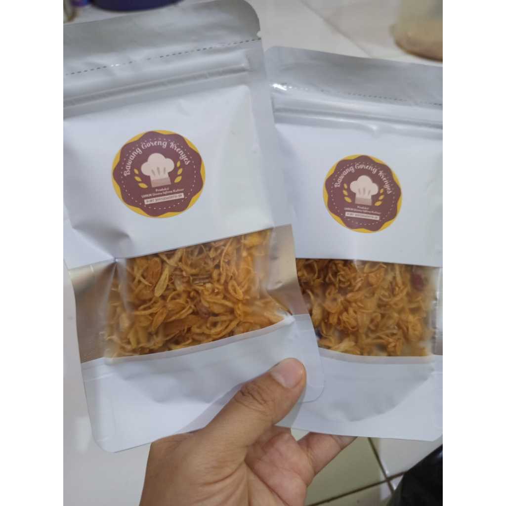 

Bawang Goreng Krenyez,... Bawang Goreng Premium, Kemasan Pouch. 100% Asli Tanpa Tepung