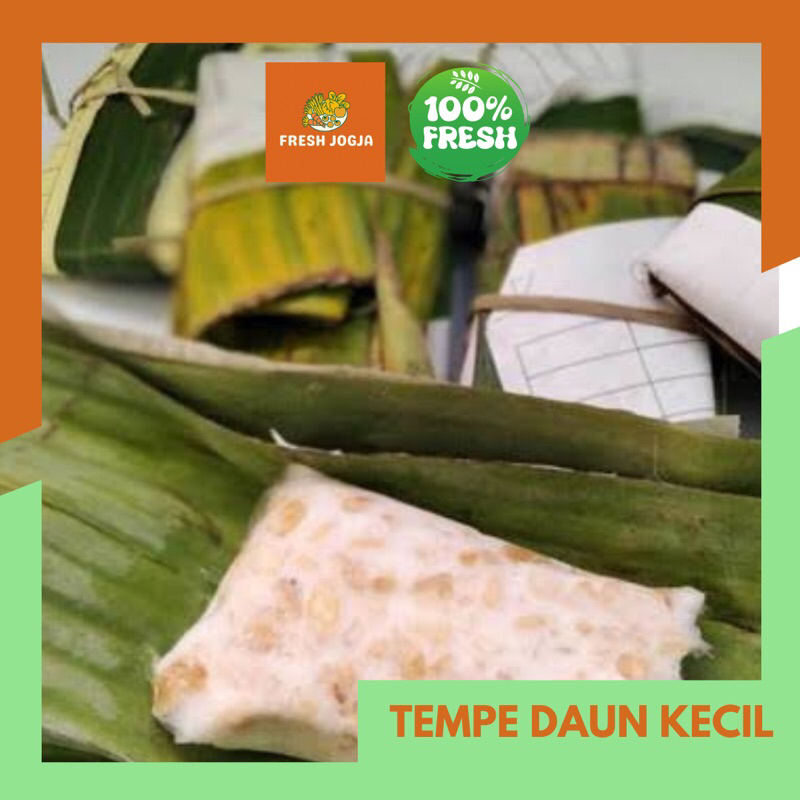 

Tempe Bungkus Daun Kecil per 6 Pcs | Fresh Jogja