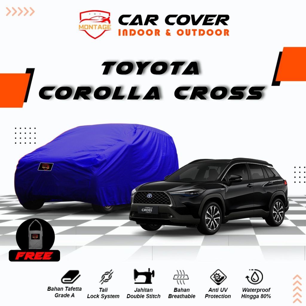 Body Cover Mobil Corolla Cross / Sarung Mobil Corolla Cross / Selimut Toyota Corolla Cross All Type