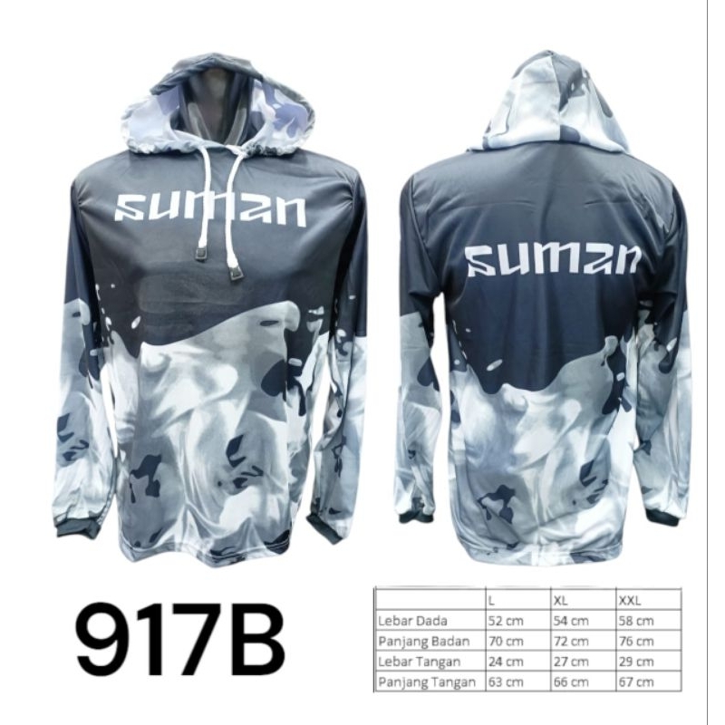 almagada Baju mancing lengan panjang bahan hygent baju mancing mania jersey mancing ikan lengan panj