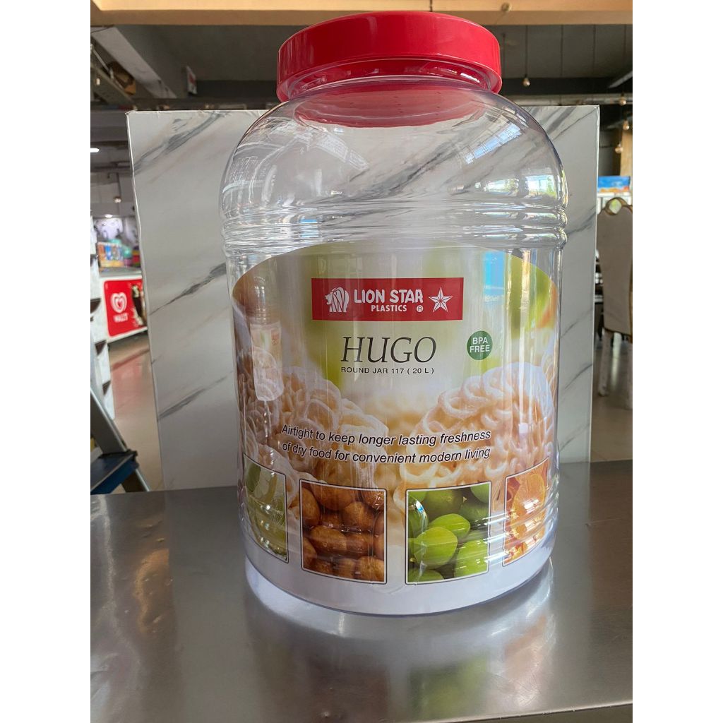 TOPLES LION STAR HUGO ROUND JAR 20 LTR / TOPLES KERUPUK / TOPLES LION STAR BULAT