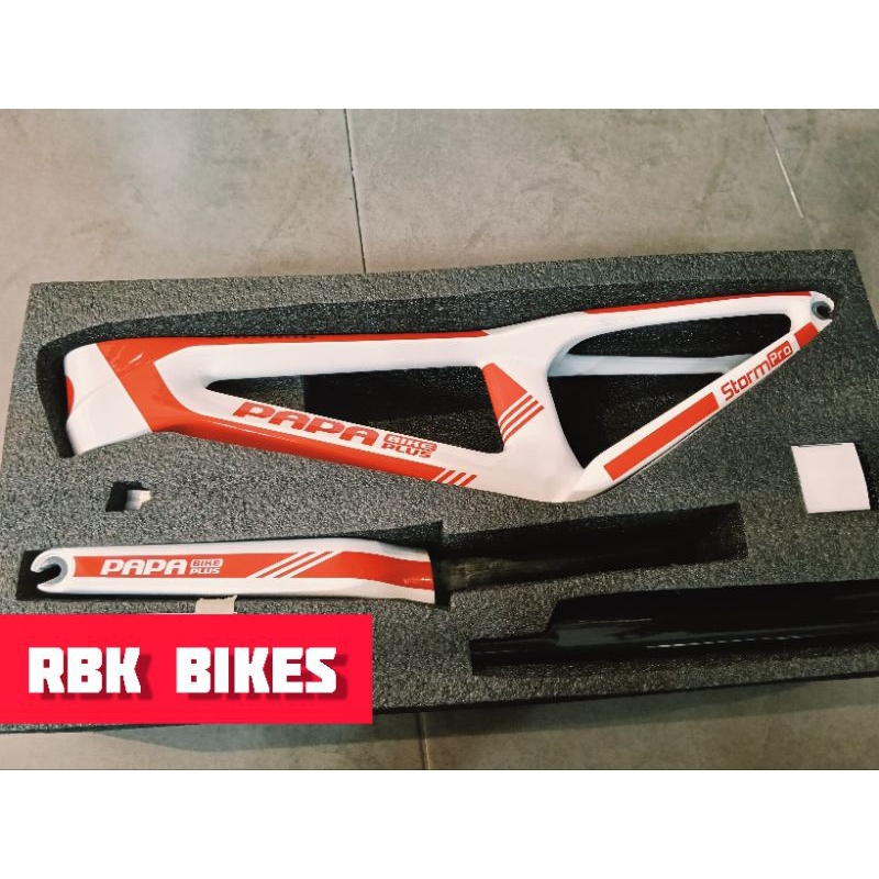 Frame Sepeda Pushbike Papa Bike Storm Pro Carbon 12 Inch