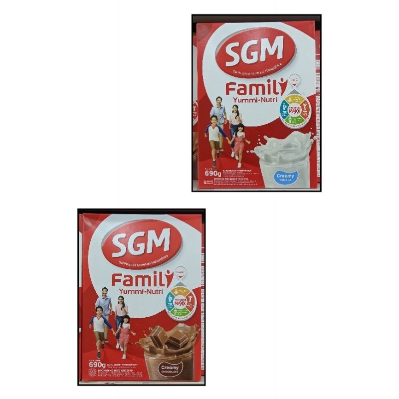 

SGM Family 690 Gram Varian Creamy Chocolate & Creamy Vanilla