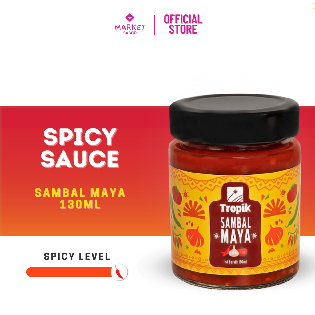

Sambal Maya Rasa Pedas 130ml | Spicy Dipping Sauce