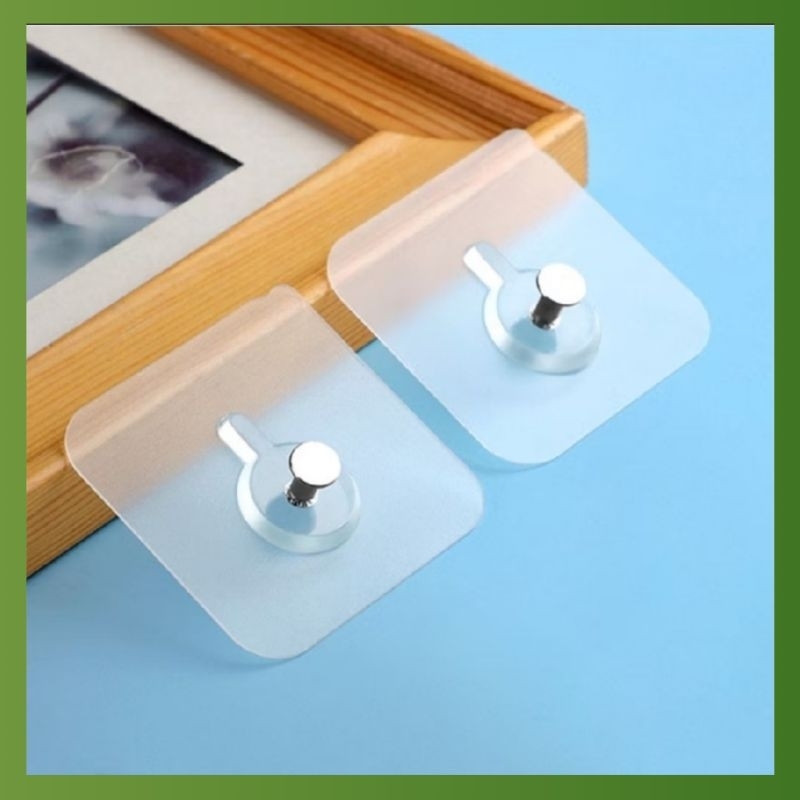 Hook paku gantungan tanpa paku gantungan jam dinding bingkai foto tanpa paku gantungan serbaguna