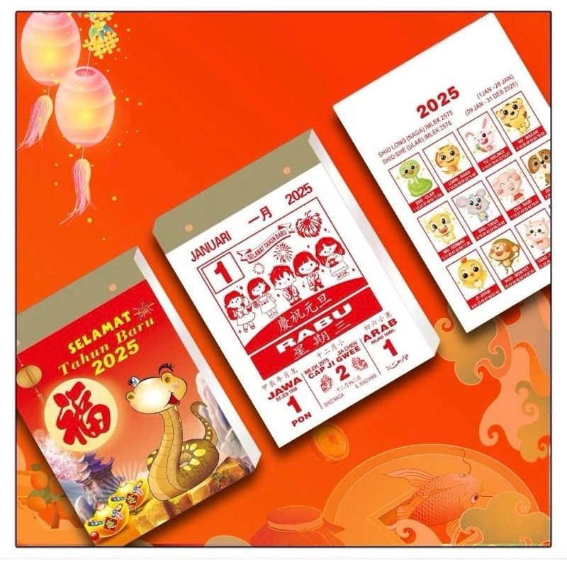 

Kalender Harian Sobek Nasional Indonesia / Cina / JAWA/ Arab Tahun 2025