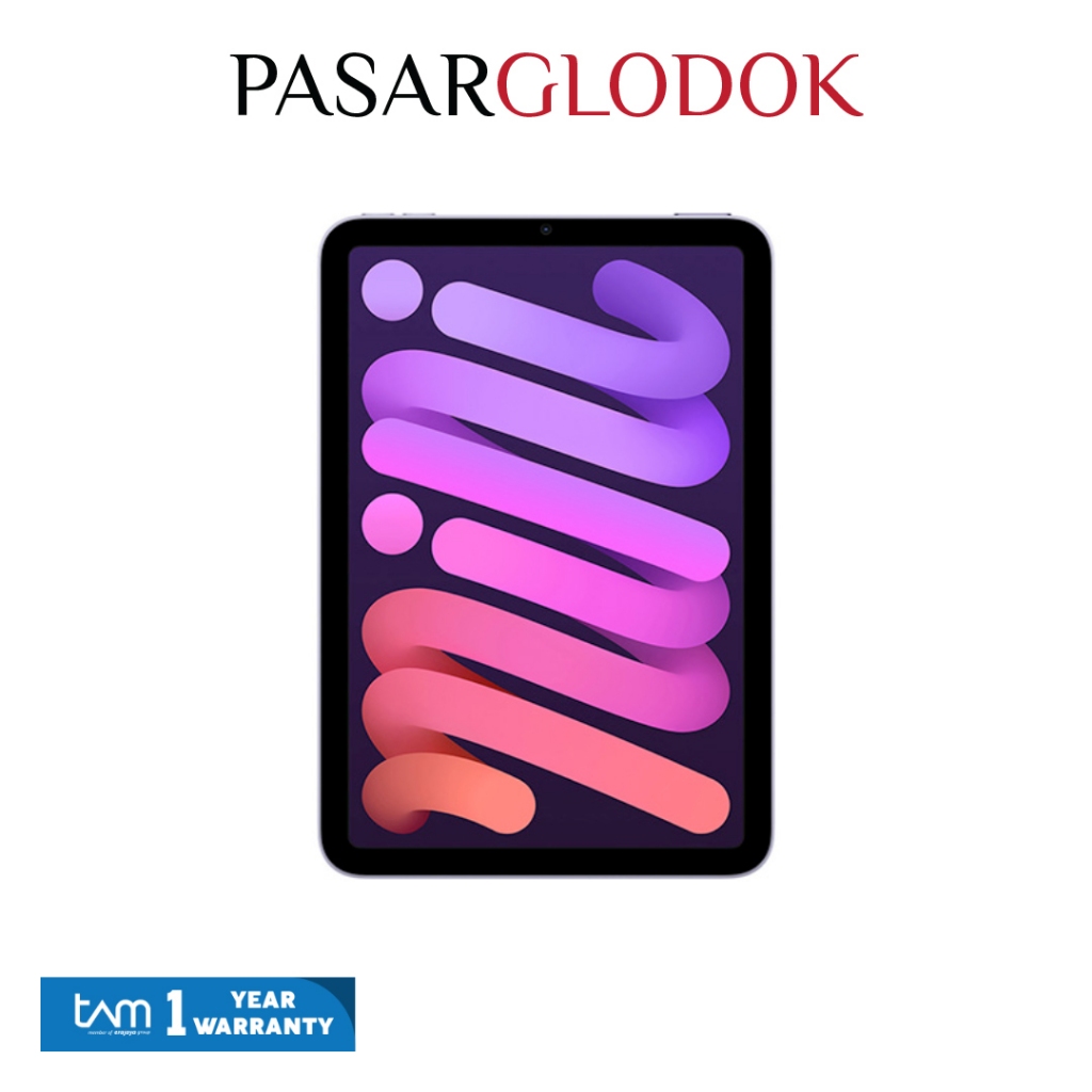Apple Ipad 6 Mini 256 GB Purple Wifi -Garansi Resmi