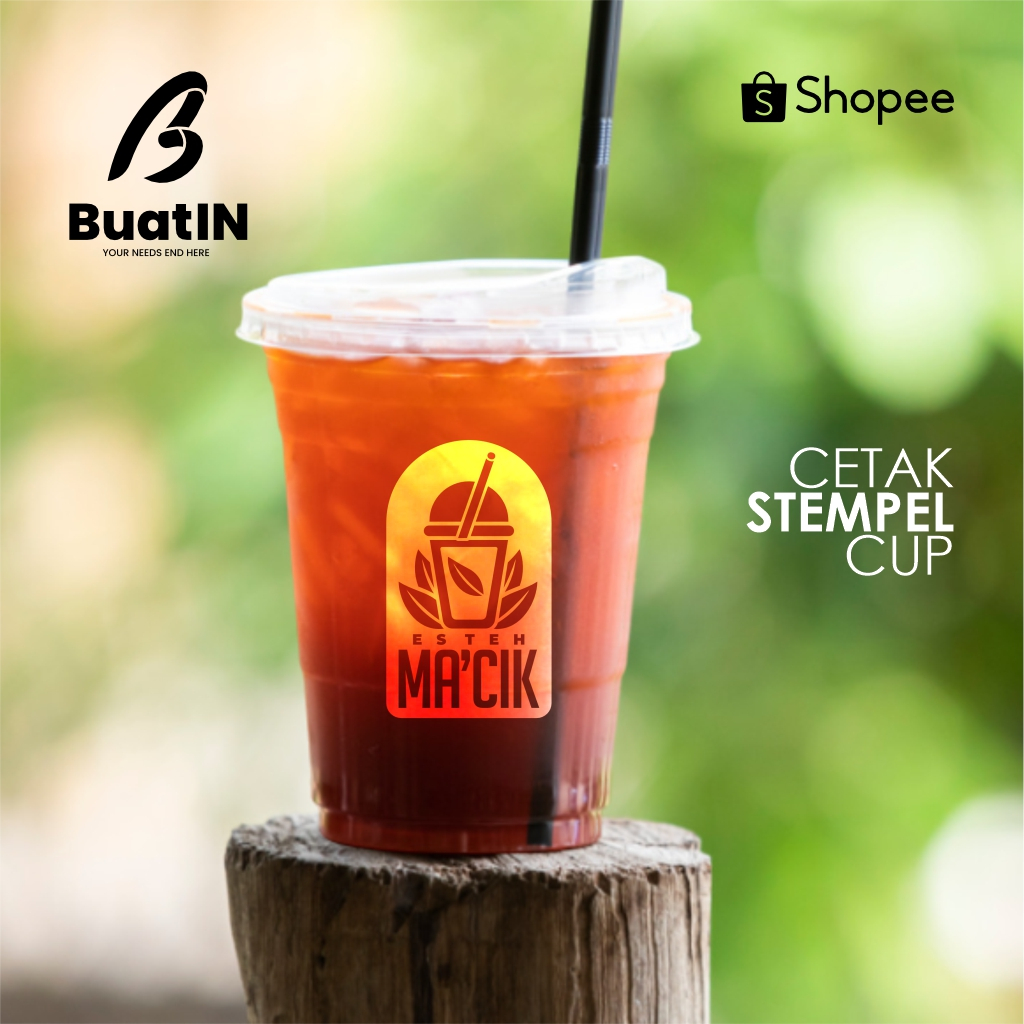STEMPEL CUP PLASTIK PERMANEN
