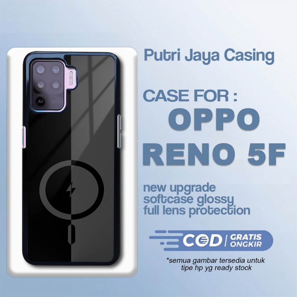 Case Oppo Reno 5F Terbaru Magsafe Warna Casing Reno 5 F Termurah Hardcase Softcase Glossy Terlaris