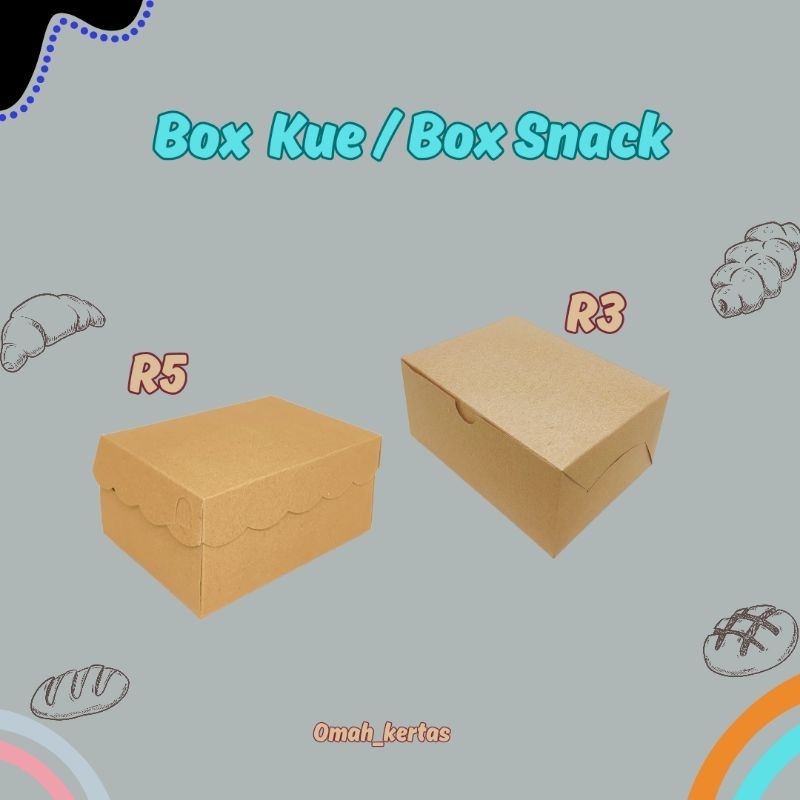 

Box kue/ Dus Snack/ Dus Polos/Box Hajatan