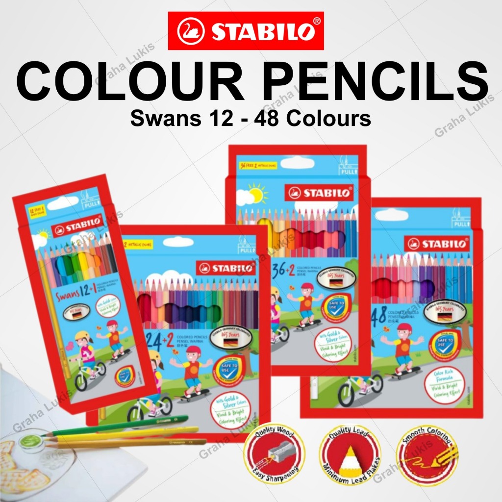 

STABILO Swans Colored Pencils / Pensil Warna Special Edition