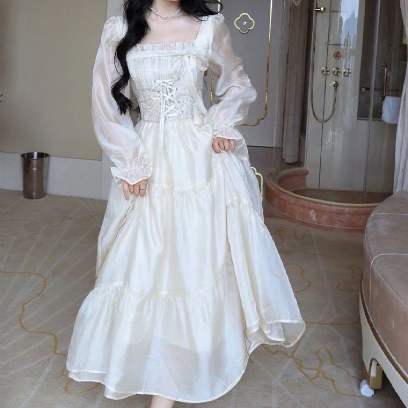 [PRELOVED] Dress Putih Putri Peri Nadin Amizah