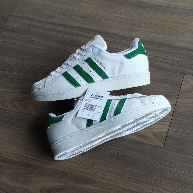 ADIDAS SUPERSTAR WHITE GREEN