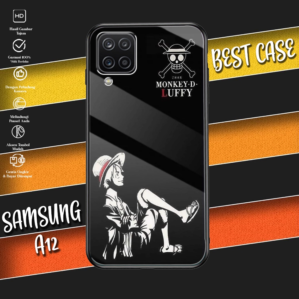 Case Samsung A12 - Casing Hp Samsung A12 - Motif ( OP ) - Silikon Hp Samsung A12 - Softcase Glass Ka