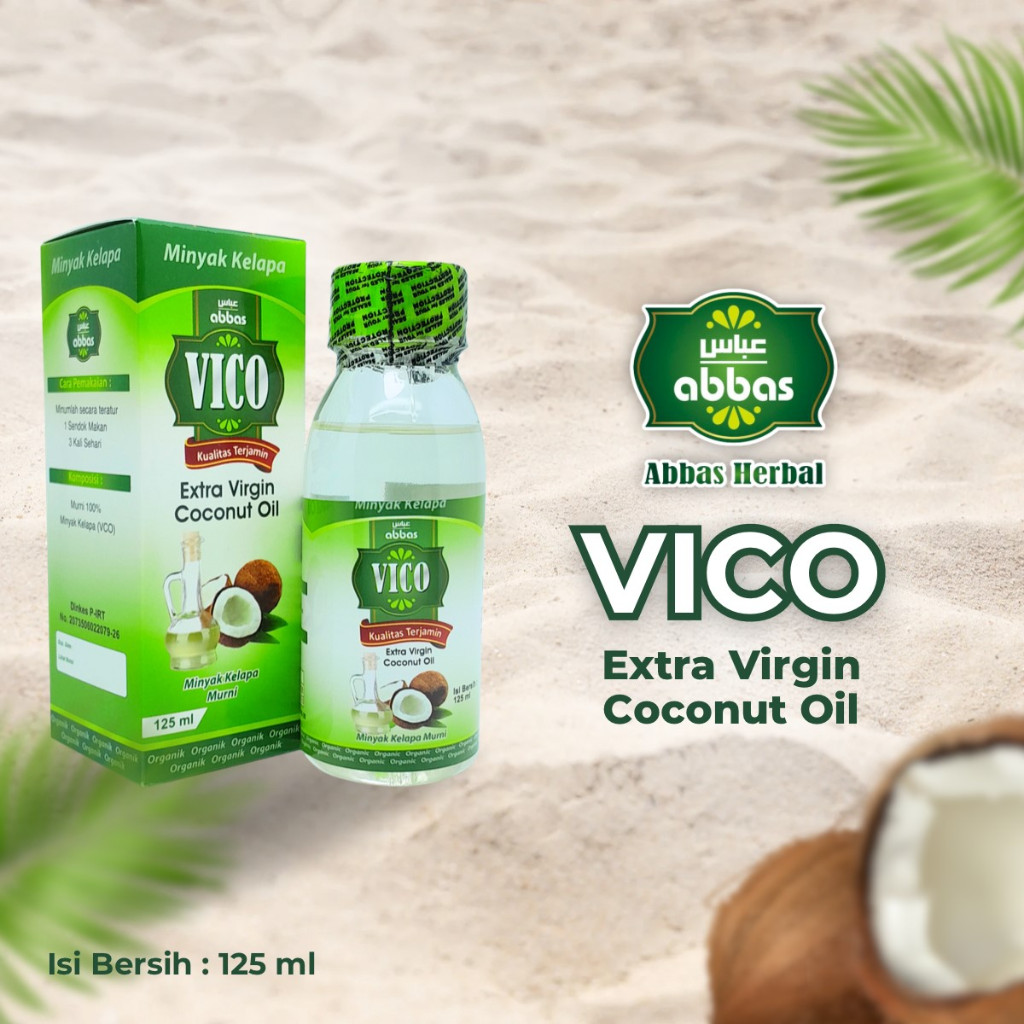 

12 BOTOL VIRGIN COCONUT OIL MINYAK KELAPA MURNI VCO 125 ML AL ABBAS