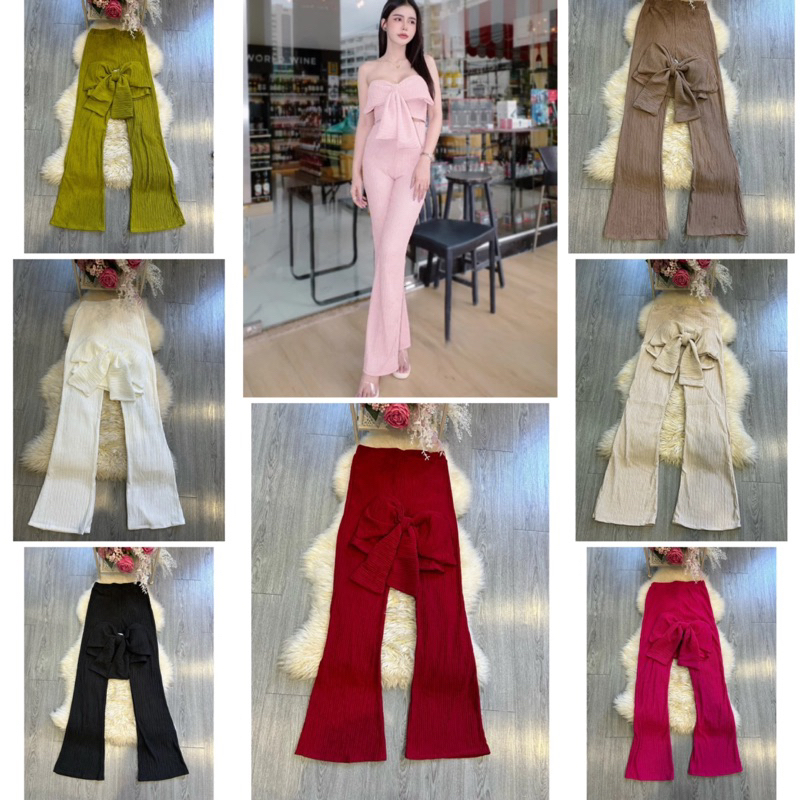 ONESET SEXY TOP CELANA CUTBRAY / SET CEWEK CELANA PANJANG READY