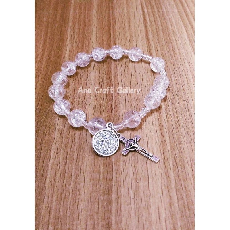 GELANG ROSARIO MEDALI SANTO BENEDIKTUS