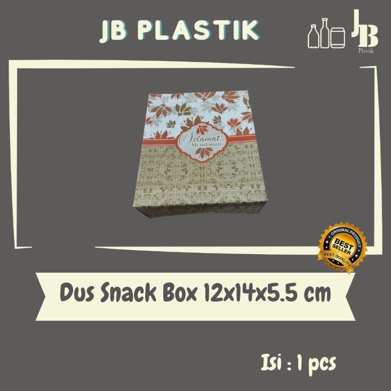 

Dus Snack Box /Dus Kue uk 12x14x5.5 cm