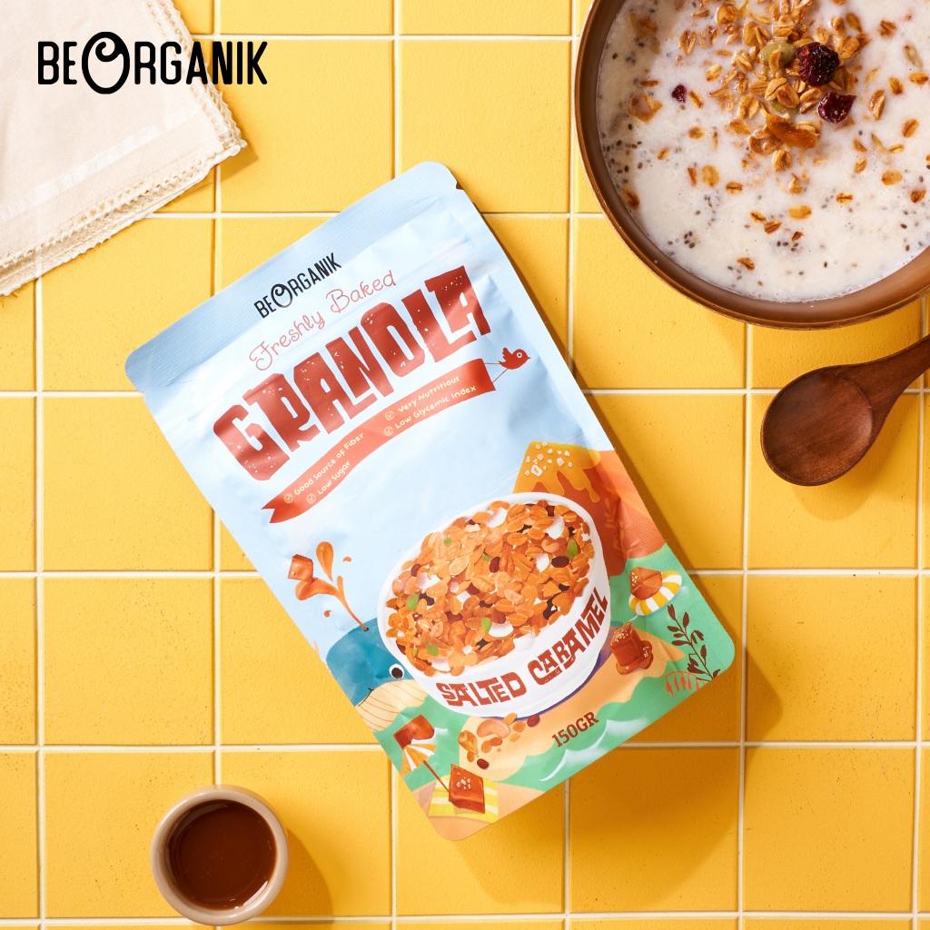 

Beorganik GRANOLA Salted Caramel with Extra Virgin Coconut Oil