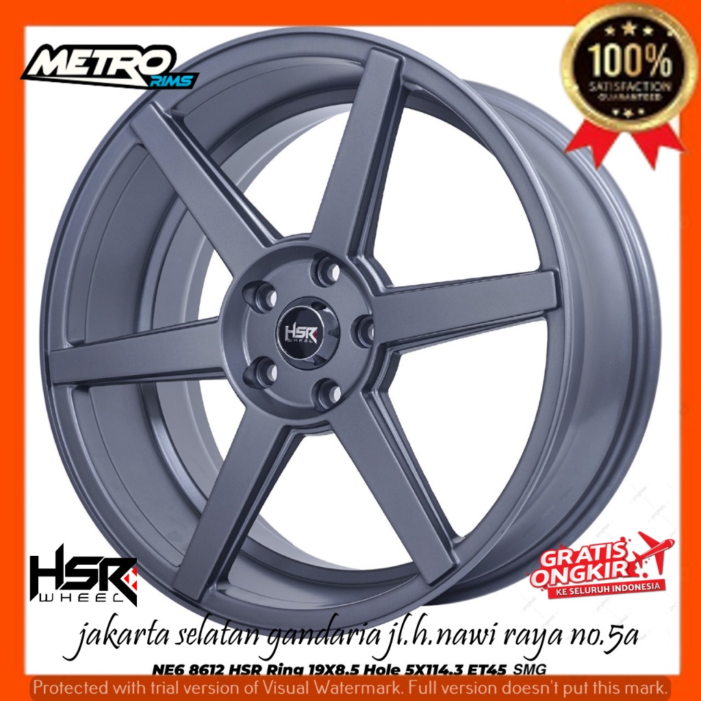 velg mobil racing ring 19 pcd 5x114,3 untuk Carnival, Cadenza, Ceed, Cerato, Cerato Classic, Cerato 