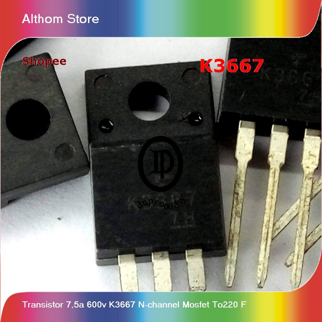 transistor 7,5a 600v k3667 n-channel mosfet to220 f