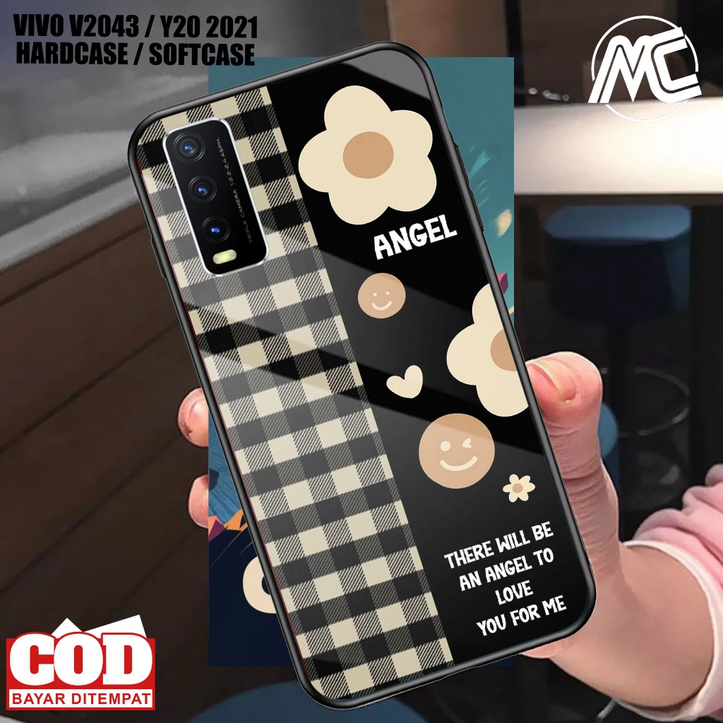 Case VIVO V2043 / Y20 2021 BUNGA VIVO V2043 / Y20 2021 Hp - Casing Hp  - Case Hp - Case Terbaru - Ca