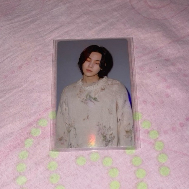 photocard Suga POB Weverse Suga Merem holo