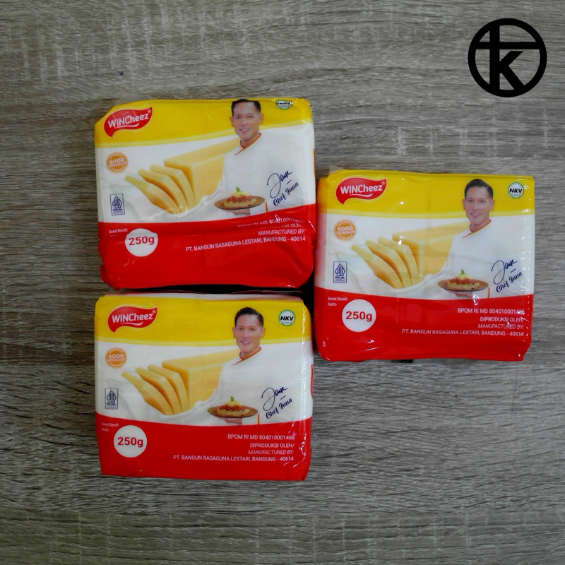 

Wincheez 250 gram Keju Cheddar | Keju Batangan | Bahan Kue | Roti