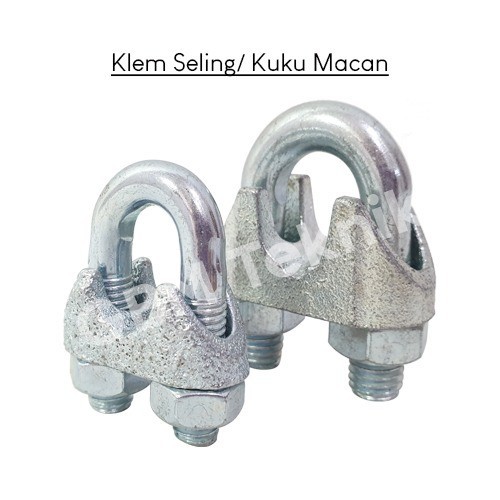 Klem Seling 28/30MM / Kuku Macan 28/30MM / Clamp Seling Wire Rope Clip 28/30MM