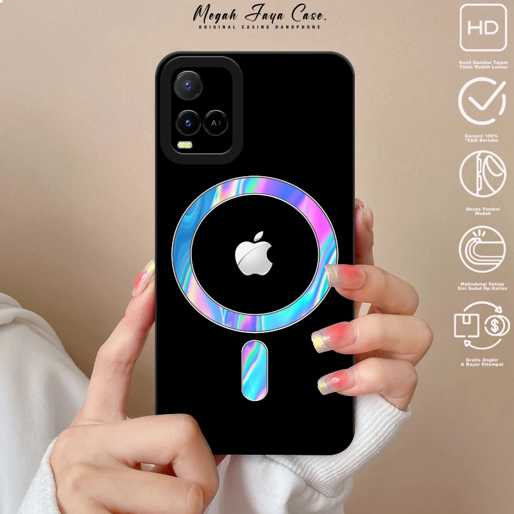 Case VIVO Y21 Y21S Y21T Y33S Y33T Y21A - Casing Hp VIVO Y21S Y21 Y21T Y21A Y33S Y33T  Motif Logo Mag