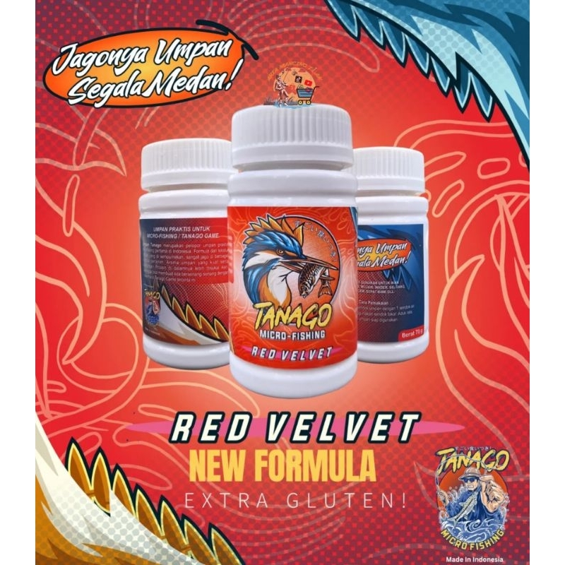 Umpan Tanago Red Velvet Micro Fishing - Umpan Mancing Praktis