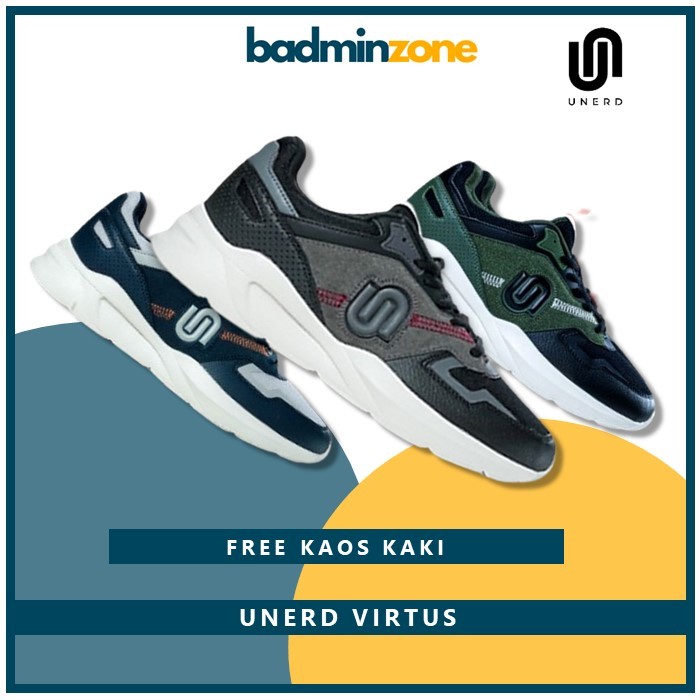 Sepatu Unerd Virtus Sepatu Sneakers Casual Sport Sepatu Sneakers Olahraga Pria Unerd Original
