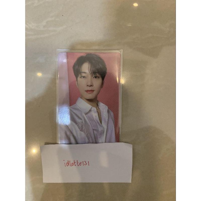 ￼[Ready][BACA DESC] OFFICIAL SEVENTEEN WONWOO PHOTOCARD SVT CAFE IN SEOUL