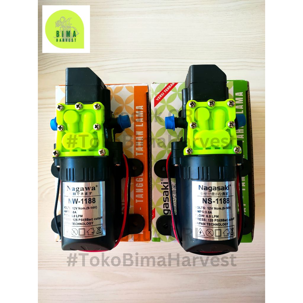 100% ORiGiNAL Dinamo Pompa Air 125 PSI ; 6 Liter / Menit Sprayer Elektrik Tengki Alat Semprot Elektr