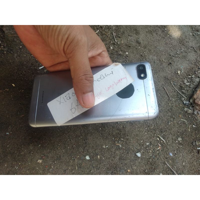 Hp Xiaomi Redmi 6 single sim bekas minus