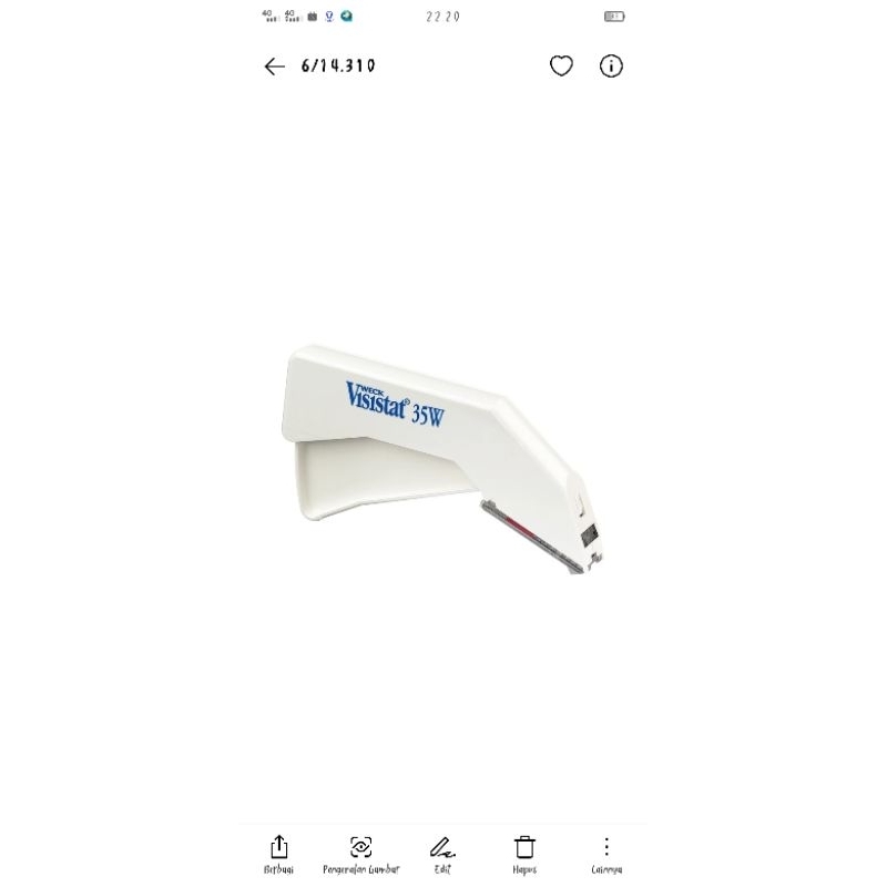 

Stapler Kulit Weck Visistat dari Teleflex