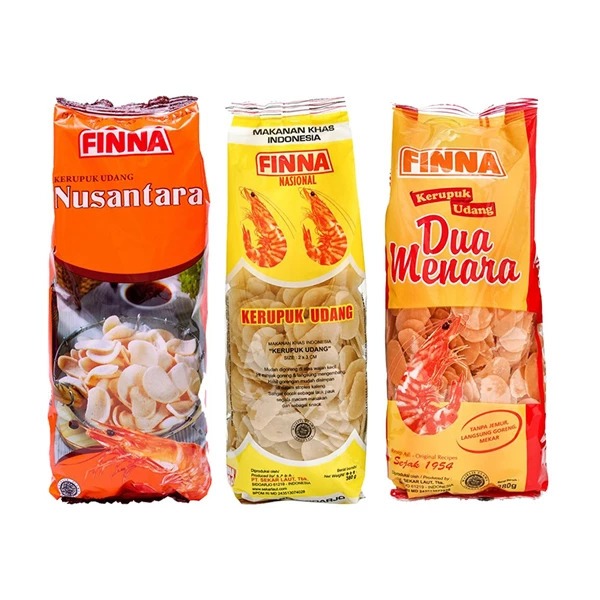 

Kerupuk Mentah 380 Gr Brand Senna Delux Rasa Udang, Ikan, Brand Nixxa Rasa Udang, Bawang, Brand Finna Rasa Udang , Bawang