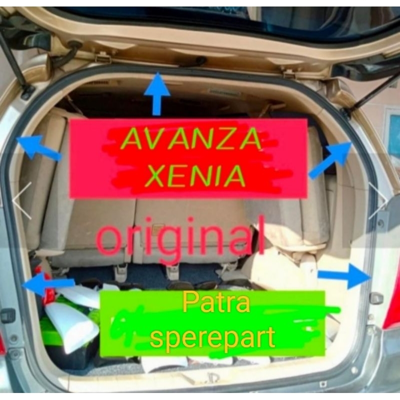 karet balon pintu karet bagasi full set 1 mobil toyota avanza xenia 2004-2018