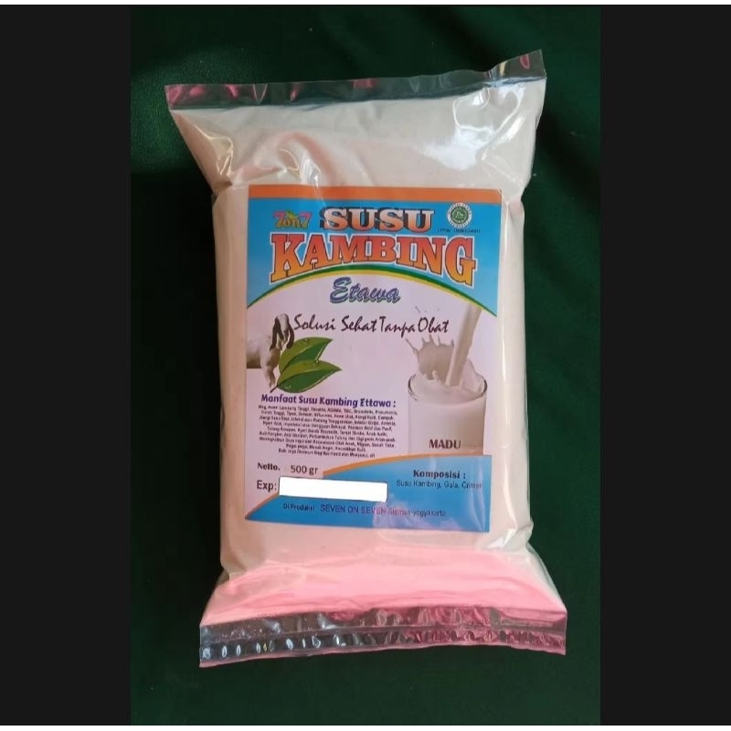 

Susu kambing bubuk etawa 500gr full cream rasa madu