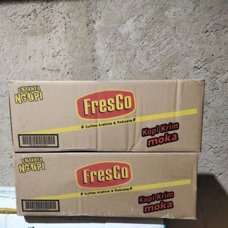 

kopi fresco moka 1 dus 10 renteng