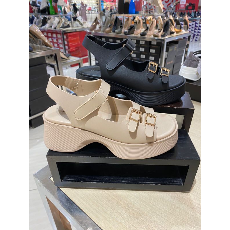 BE BOB ‼️ sepatu sandal wedges wanita ringan hak 6cm