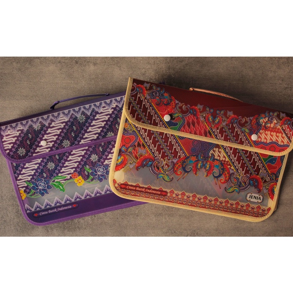 

Dijamin Puas Tas Kancing 2 Folio Batik Folio
