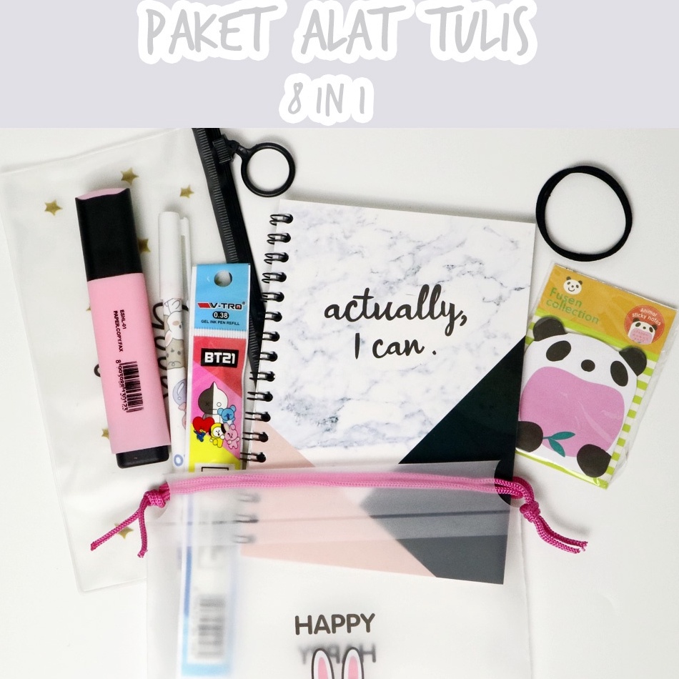 

Promo Terbaik PAKET ALAT TULIS 8IN1 STATIONERY SET FANCY ALAT TULIS SET STATIONERY SET
