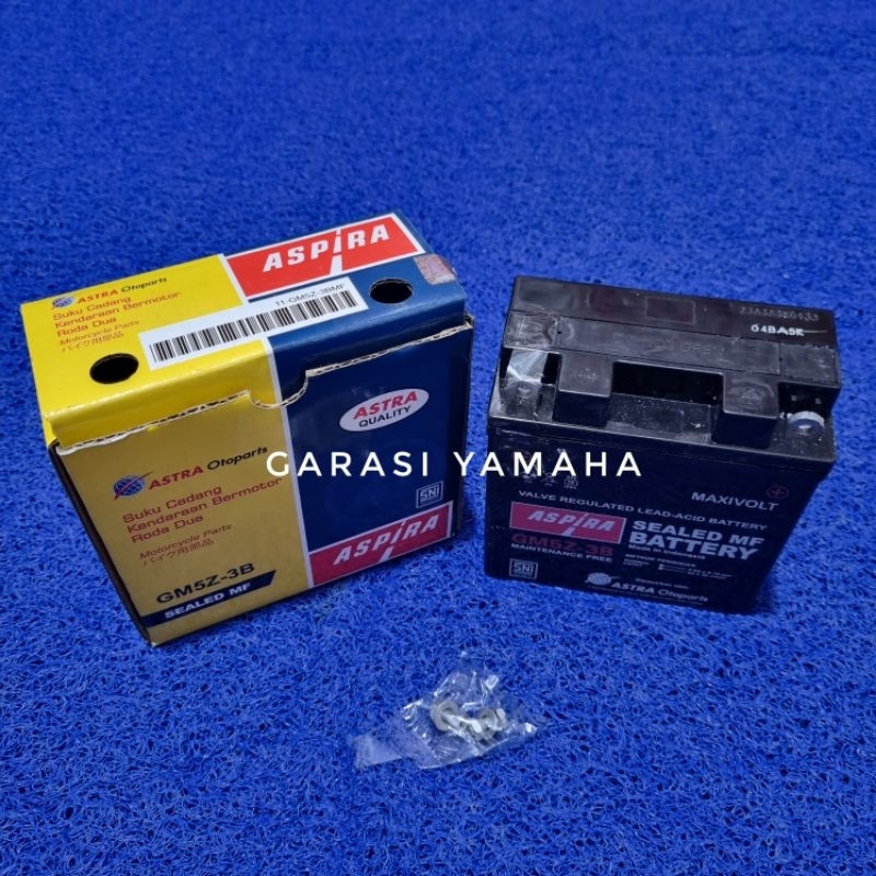 Aki kering Mio Aki motor mio sporty original aspira Mio Smile Vega R Satria Lumba Aspira Accu kering