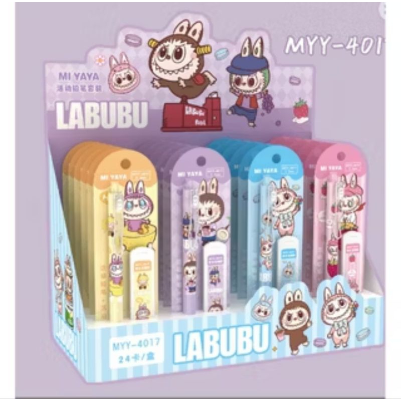 

pensil mekanik labubu isi 24