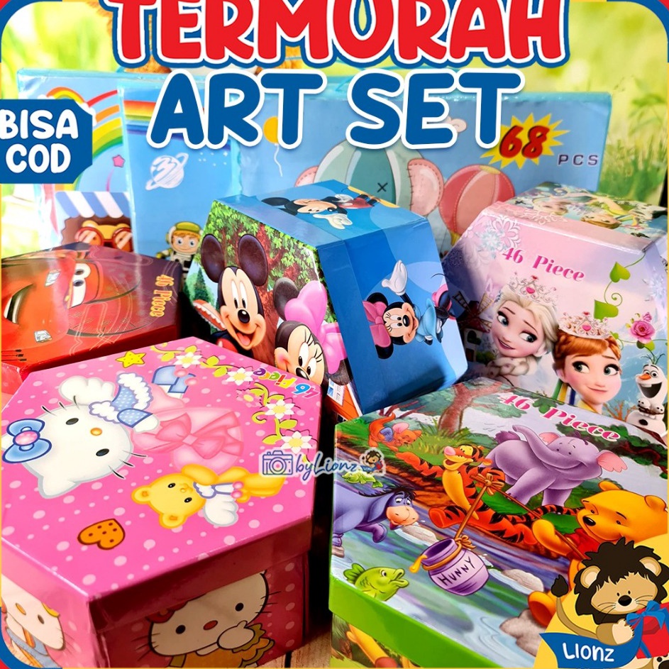 

Super Premium Art Set Drawing Crayon isi28pc15pc