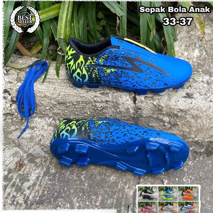KF7 Sepatu Bola Anak Anak Specs Ewaklok ukuran 33 34 35 36 37 38
