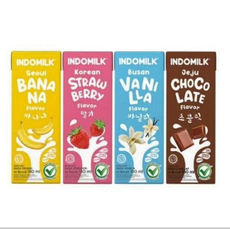 

Indomilk UHT Korean Series 190ml